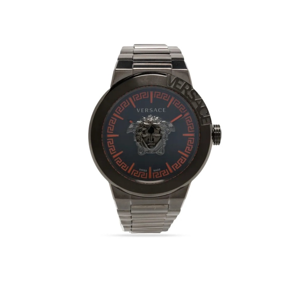 Versace Silver and Black Watch - Infinite Gent 43mm